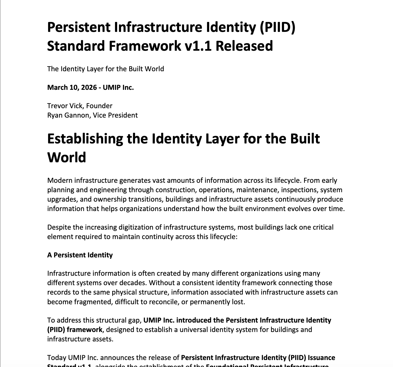 New Economic Study Identifies a $300 Billion Infrastructure Identity Gap in the Built Environment